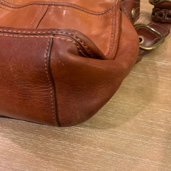 Vintage Coach Bleeker Flap Satchel Bag number 11419 - Picture 7 of 16